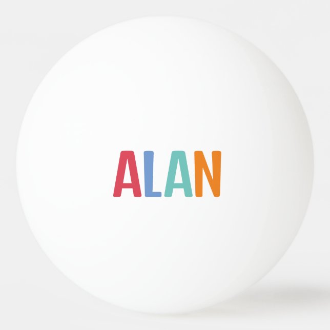 Pelota De Ping Pong Alan (Anverso)