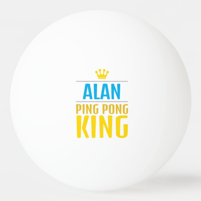 Pelota De Ping Pong Alan (Anverso)