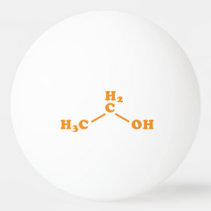 Pelota De Ping Pong Alcohol Etanol Fórmula química molecular