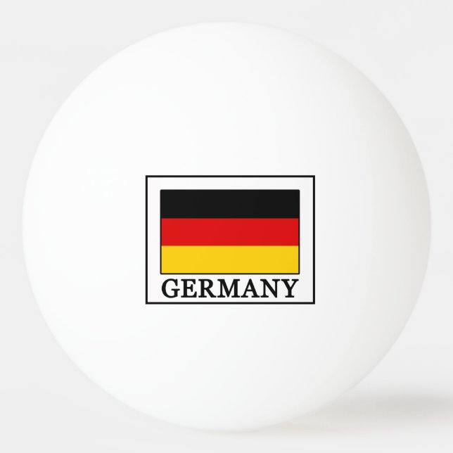 Pelota De Ping Pong Alemania (Anverso)