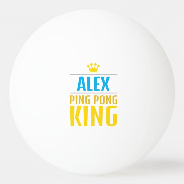 Pelota De Ping Pong Alex (Anverso)
