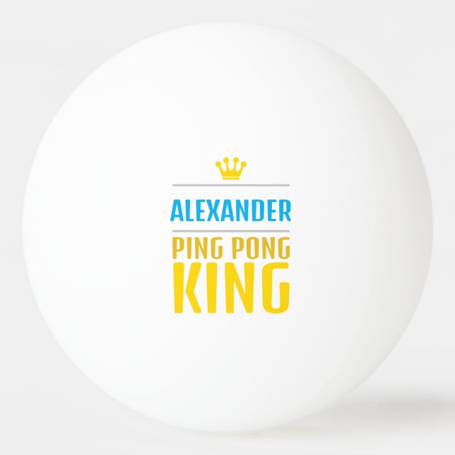 Pelota De Ping Pong Alexander (Anverso)
