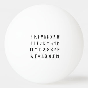 Pelota De Ping Pong Alfabeto rúdico [Futhorc]