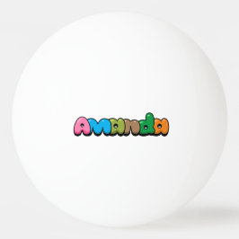Pelota De Ping Pong Amanda