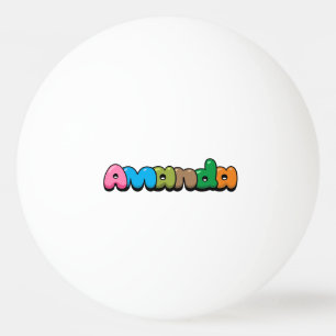 Pelota De Ping Pong Amanda