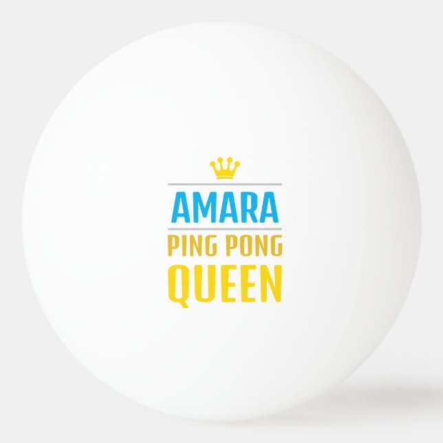 Pelota De Ping Pong Amara (Anverso)