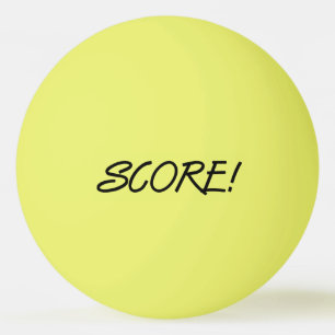 Pelota de ping pong amarilla negra de 1 estrella