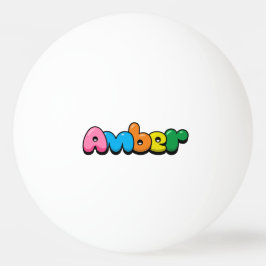 Pelota De Ping Pong Amber