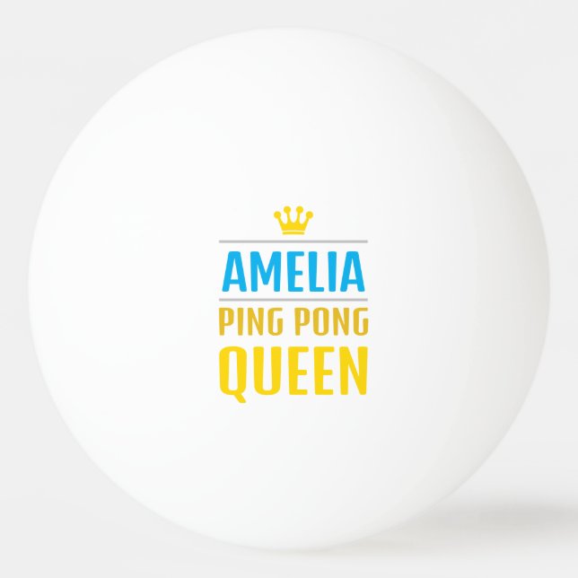 Pelota De Ping Pong Amelia (Anverso)