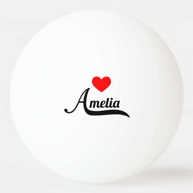 Pelota De Ping Pong Amelia (Anverso)