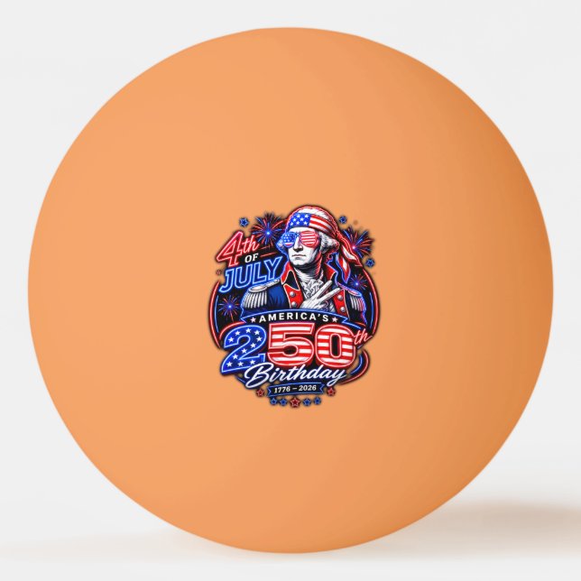 Pelota De Ping Pong América 250 Dos (Anverso)