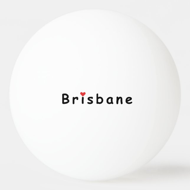 Pelota De Ping Pong Amo Brisbane (Anverso)