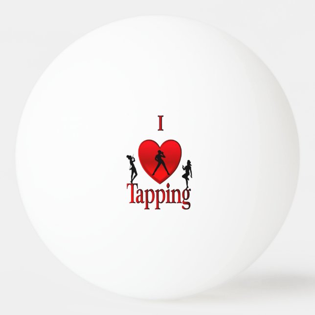 Pelota De Ping Pong Amo el claqué (Anverso)