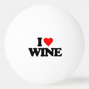 PELOTA DE PING PONG AMO EL VINO