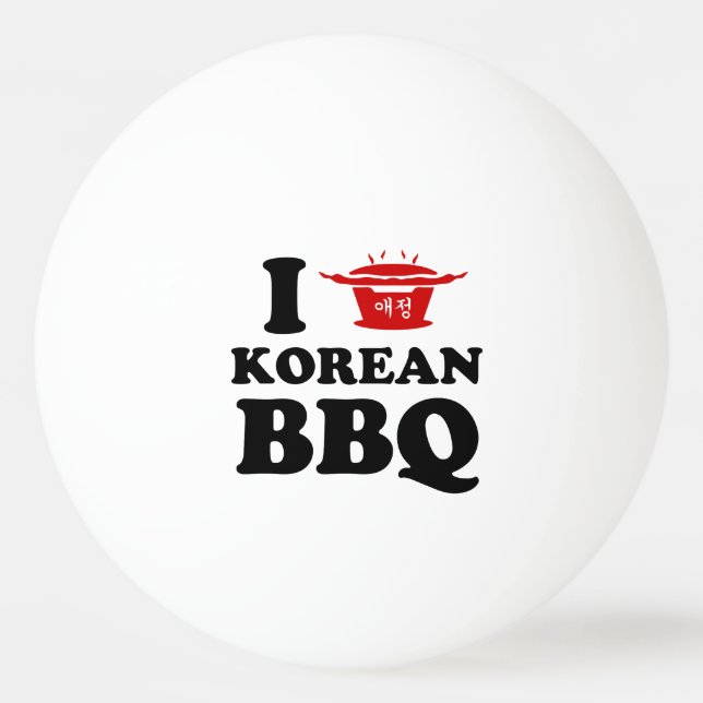 Pelota De Ping Pong Amo la barbacoa coreana (고 기 이) (Anverso)
