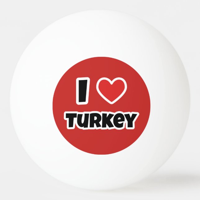 Pelota De Ping Pong Amo Turquía (Anverso)
