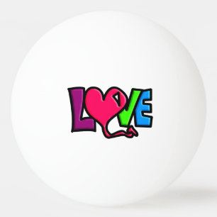 Pelota De Ping Pong Amor