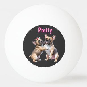 Pelota De Ping Pong Amor de Bulldog Francés Bulldog Francés