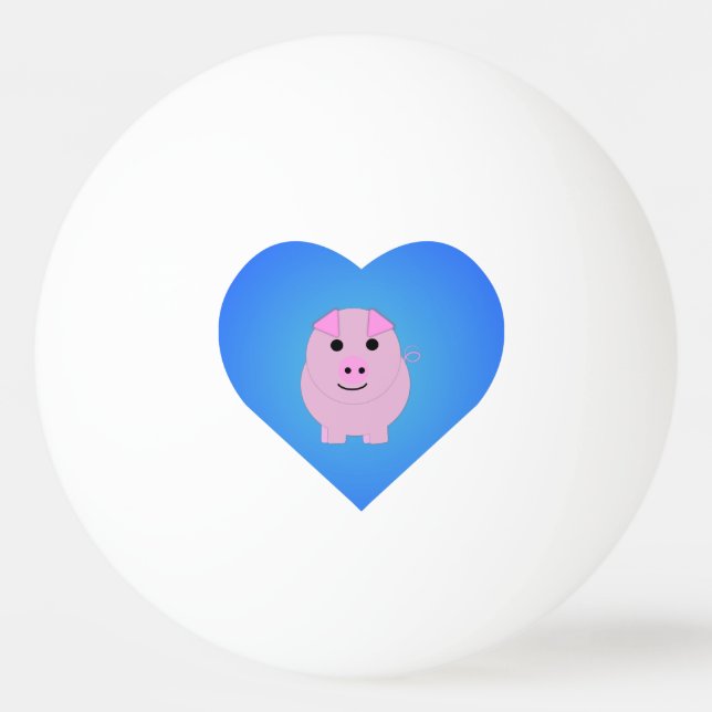 Pelota De Ping Pong Amor dulce de cerdo (Anverso)