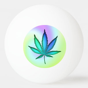 Pelota De Ping Pong Amor en arco iris