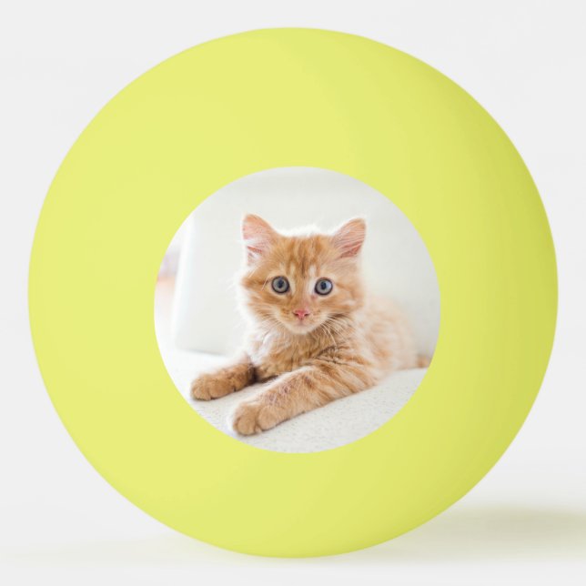 Pelota De Ping Pong Amor gatito (Anverso)