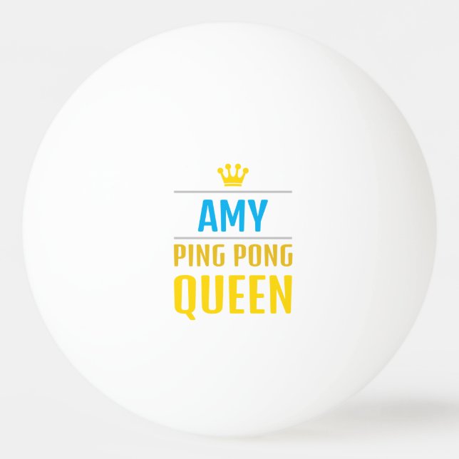 Pelota De Ping Pong Amy (Anverso)