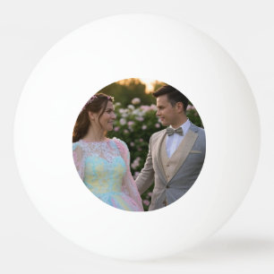 Pelota De Ping Pong Añadir Personalizar de fotografía Boda