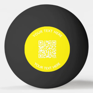 Pelota De Ping Pong Añadir su propio código QR redondo Exploración mín