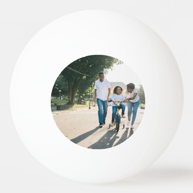 Pelota De Ping Pong Añadir tu propia foto personalizada (Anverso)
