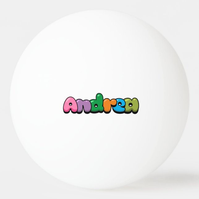 Pelota De Ping Pong Andrea (Anverso)