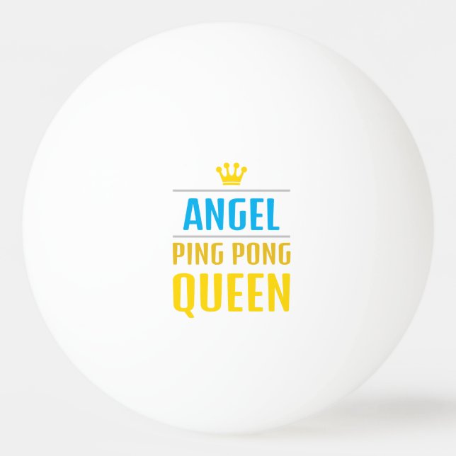 Pelota De Ping Pong Ángel (Anverso)