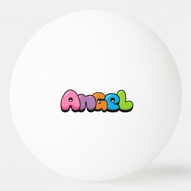Pelota De Ping Pong Ángel (Anverso)