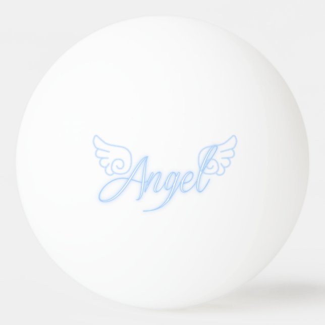 Pelota De Ping Pong Ángel de caída con alas (Anverso)
