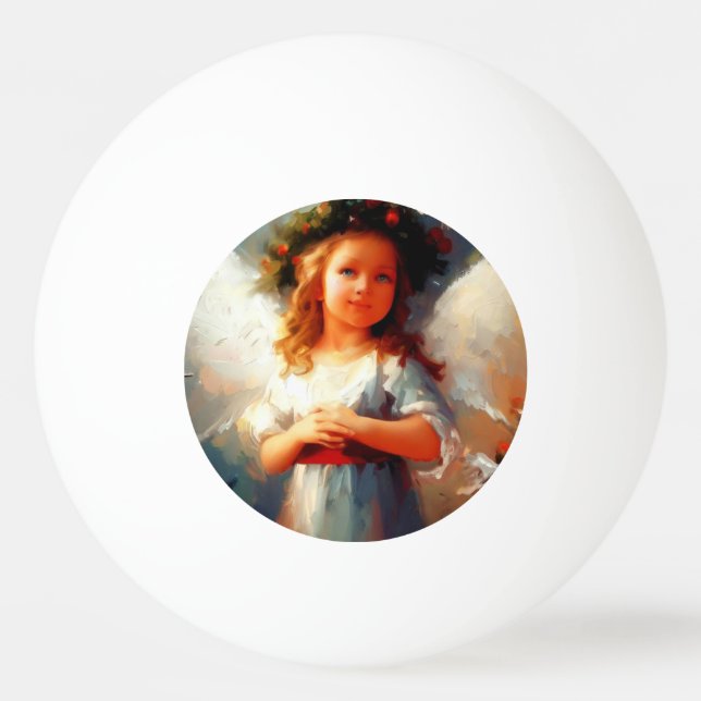 Pelota De Ping Pong Ángel navidades (1) (Anverso)
