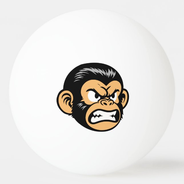 Pelota De Ping Pong Angry Ape (Anverso)