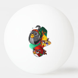 Pelota De Ping Pong Angry Birds Battle Worldwide Red, Bomba y Chuck |