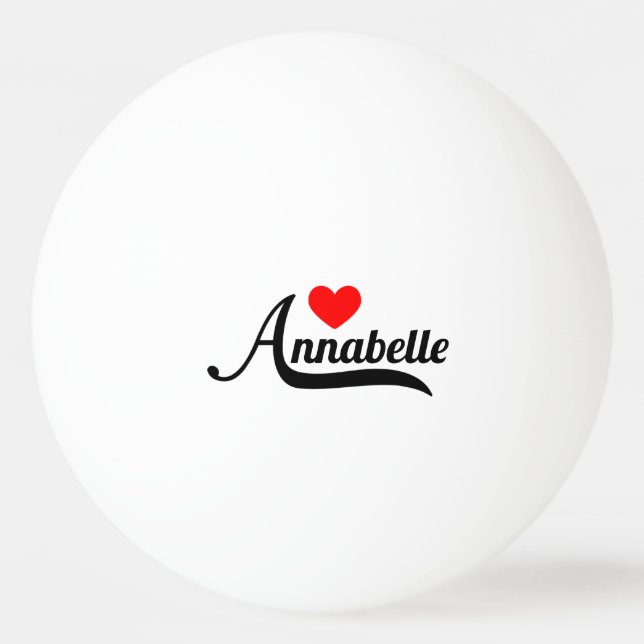 Pelota De Ping Pong Annabelle (Anverso)