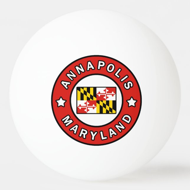 Pelota De Ping Pong Annapolis Maryland (Anverso)