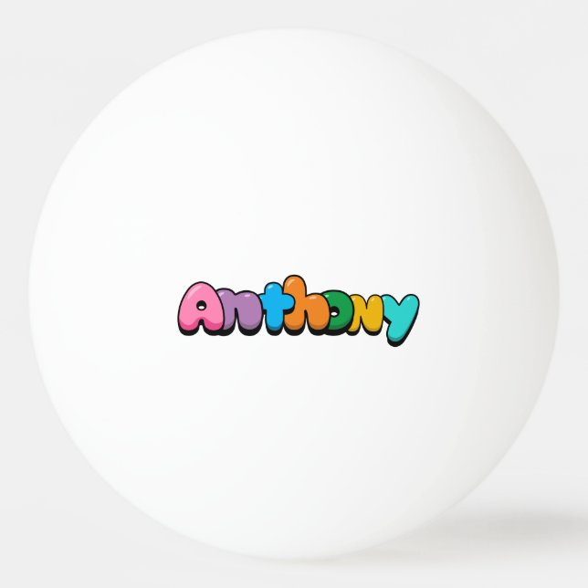 Pelota De Ping Pong Anthony (Anverso)