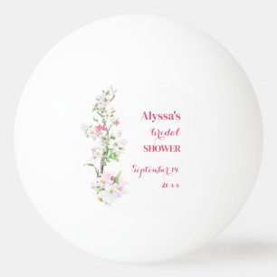Pelota De Ping Pong Apple Blossom Despedida de Soltera Personalizada