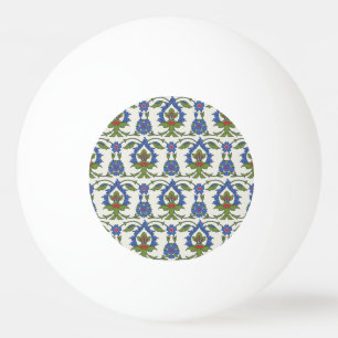 Pelota De Ping Pong Árabe Tradicional: Iznik Tile Seamless.