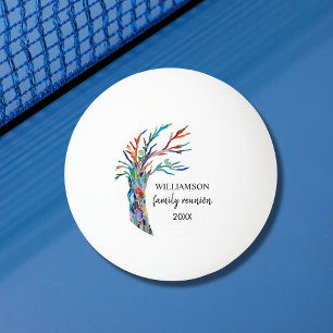 Pelota De Ping Pong Árbol familiar familiar
