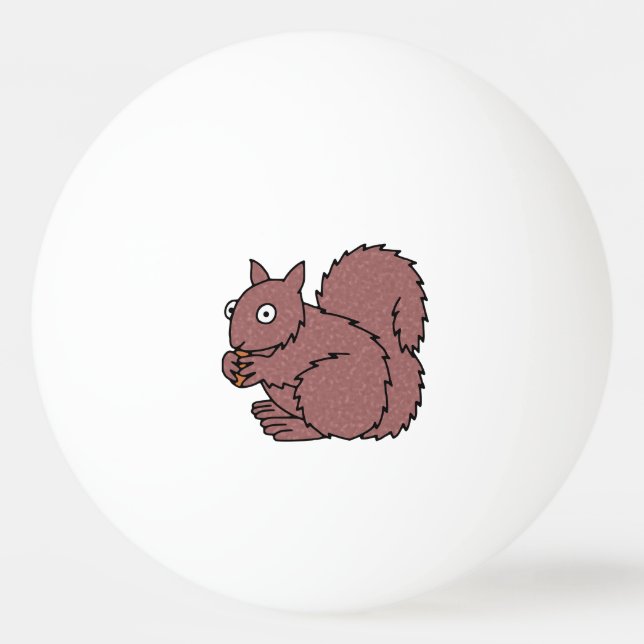 Pelota De Ping Pong Ardilla (Anverso)