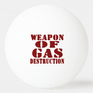 Pelota De Ping Pong Arma De Destrucción De Gas