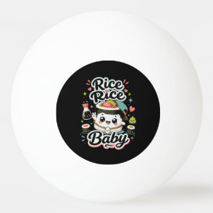 Pelota De Ping Pong Arroz Arroz Bebé Kawaii Sushi