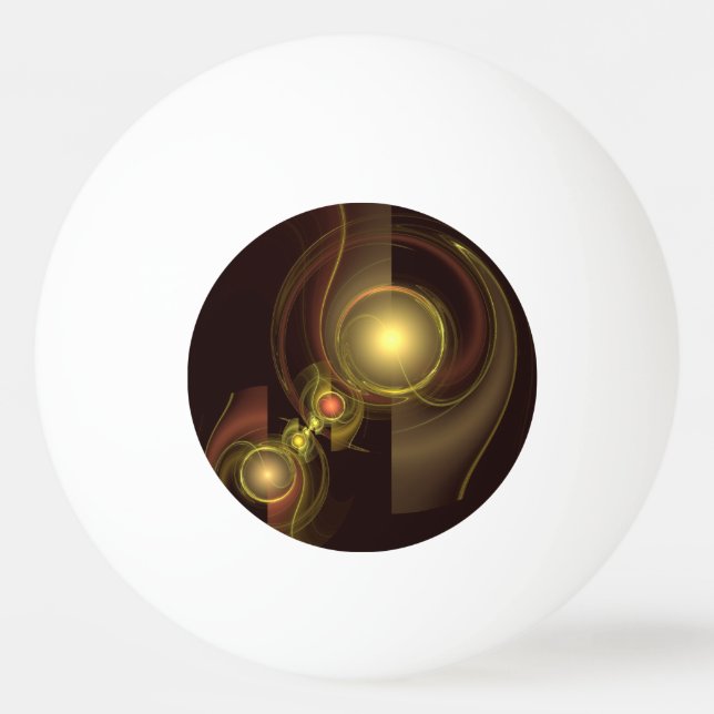 Pelota De Ping Pong Arte abstracto de conexión íntima (Anverso)