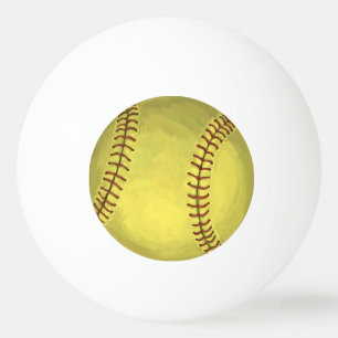 Pelota De Ping Pong Arte pintado del softball