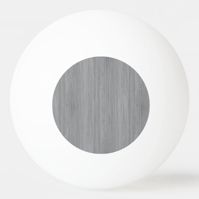 Pelota De Ping Pong Ash Gray Bamboo Wood Grain Look (Anverso)