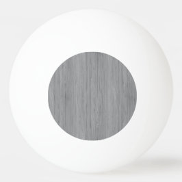 Pelota De Ping Pong Ash Gray Bamboo Wood Grain Look
