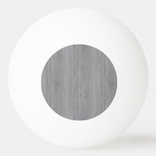 Pelota De Ping Pong Ash Gray Bamboo Wood Grain Look